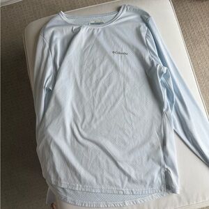 Columbia Light Blue Long Sleeve River Chill Refresh Tee